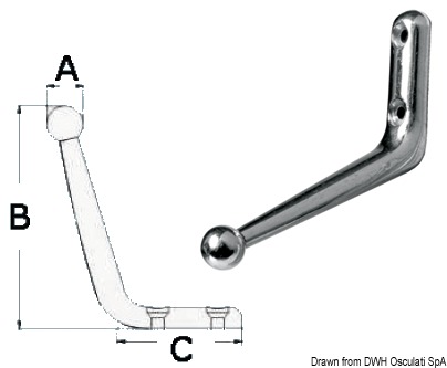 Appendino in acciaio AISI 316